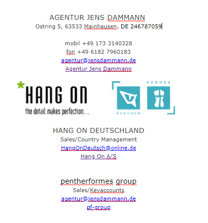 Data + Hang On Logo + Penther Formes Logo